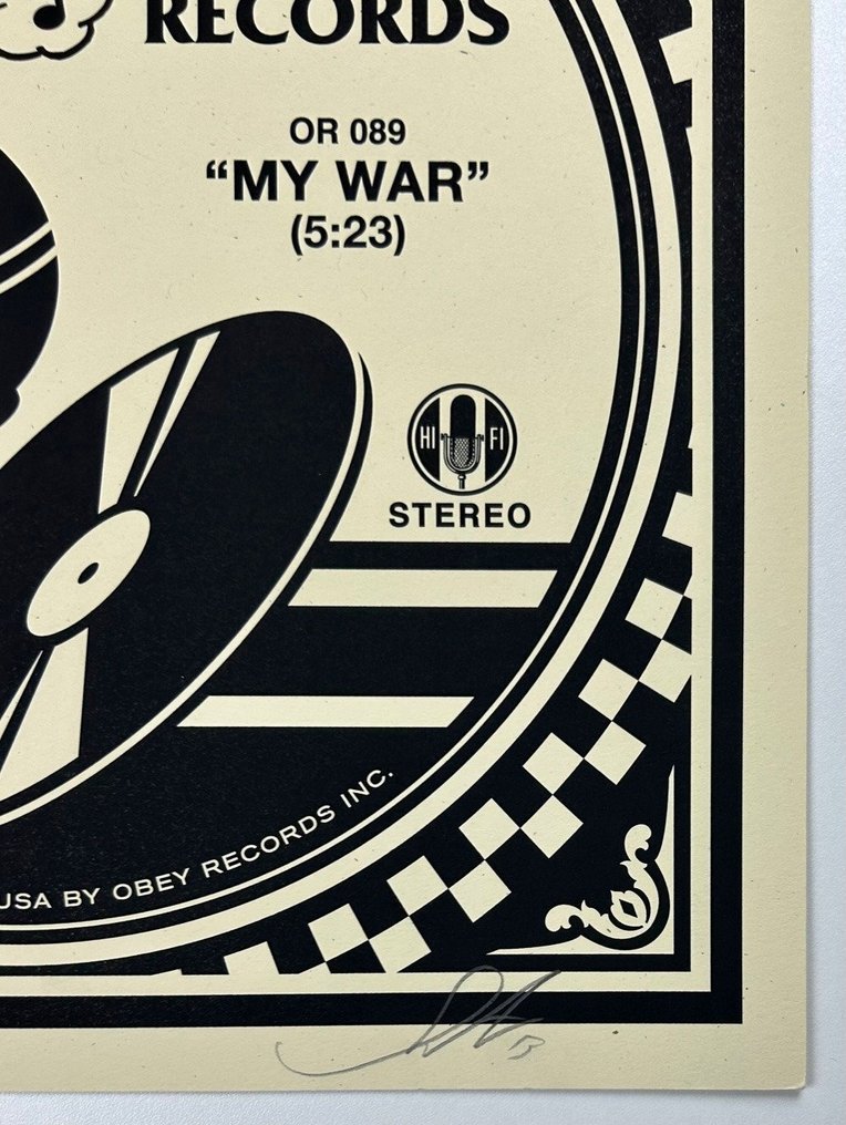 Shepard Fairey (OBEY) (1970) - My War #2.1