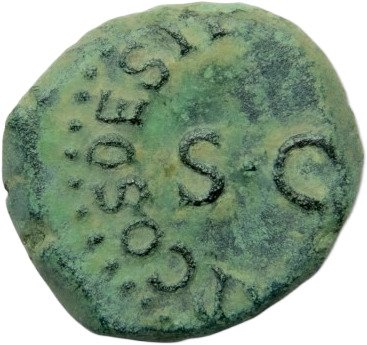 Ρωμαϊκή Αυτοκρατορία. Claudius (AD 41-54). Quadrans Minted in Rome, 41 A.D. Modius. PON M TR P IMP COS DES IT around large S C. Lot of two (2) coins  (χωρίς τιμή ασφαλείας) #4.3
