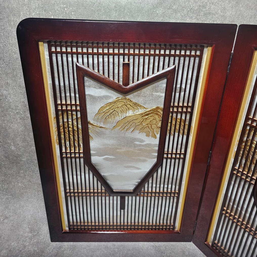 Αναδιπλούμενη οθόνη - Ξύλο - Ιαπωνία  (χωρίς τιμή ασφαλείας) #4.3