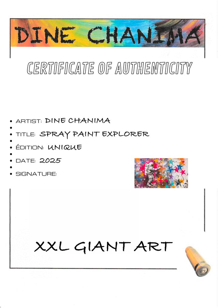 Dine Chanima - (XXL) Giant Spray Paint Explorer #4.3