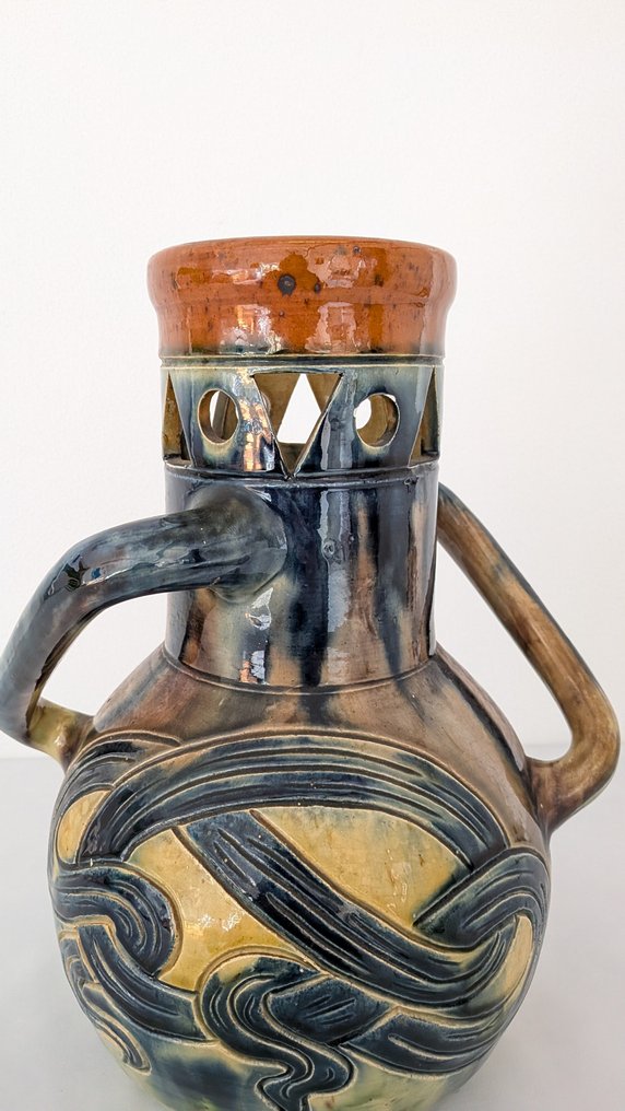 Kortrijk - Jozef Pieter Laignel (1870 1950) ? - Wazon  - Ceramika - Art Nouveau #1.0
