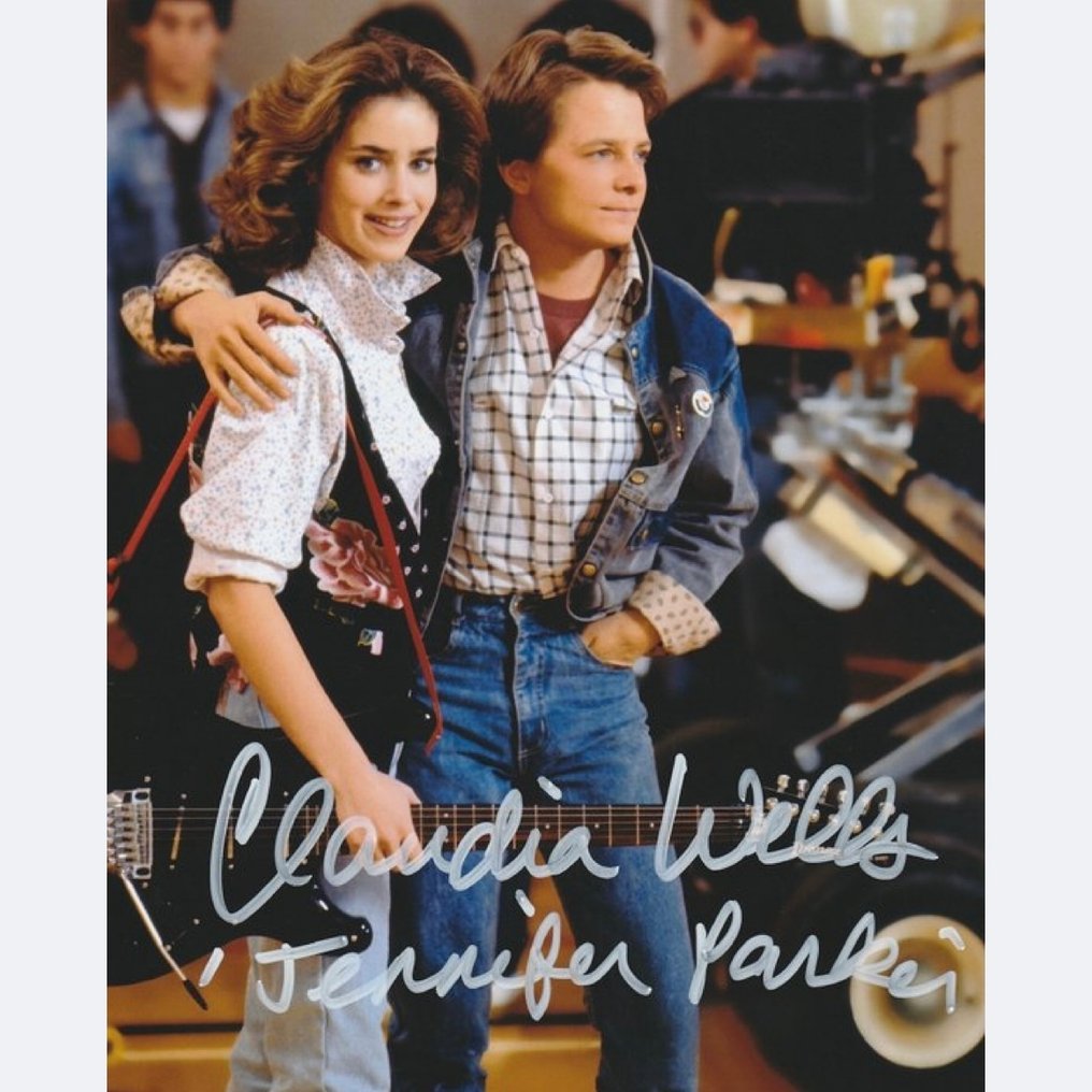 Back to the Future - Signed by Claudia Wells (Jennifer Parker) #1.0