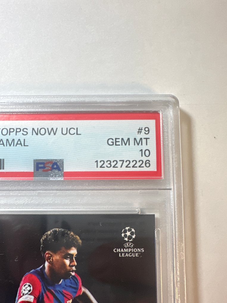2023/24 Topps Topps Now UCL Lamine Yamal #9 Rookie-kort - PSA 10 - 1 Graded card #2.1