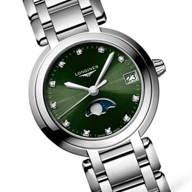 Longines - Primaluna Moonphase - VS Diamonds - L8.115.4.67.6 - Kobieta - 2020+  #1.0