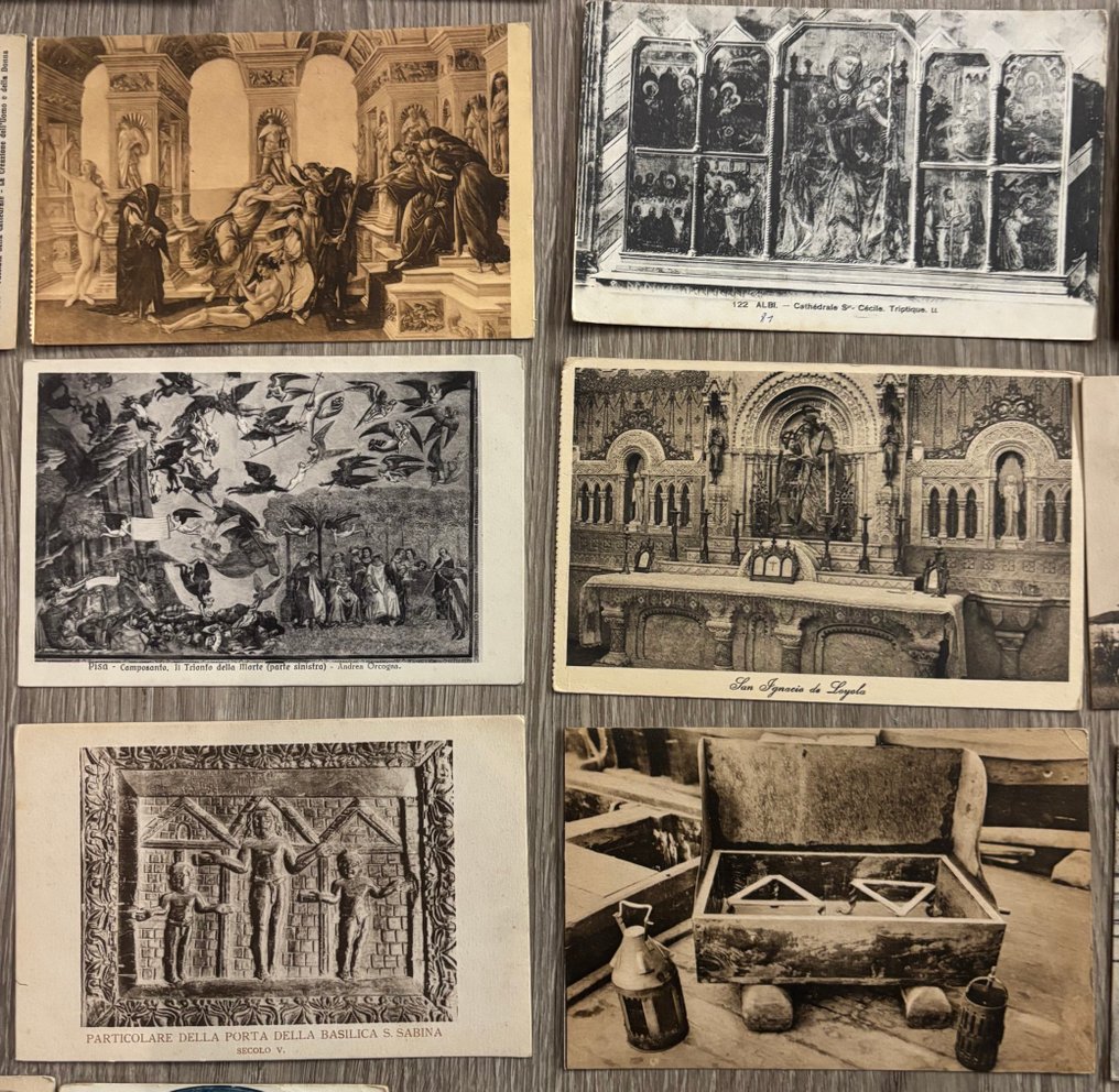 古董明信片套装——神圣艺术与意大利古迹——文艺复兴与巴洛克——意大利 - 明信片 (117) - 1900-1940 #2.1