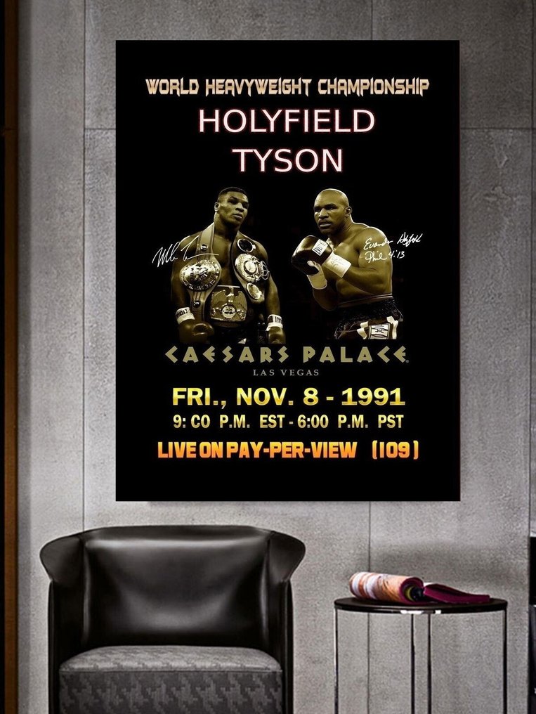 Bannière - Mike Tyson y Evander Holyfield. - États-Unis #1.0