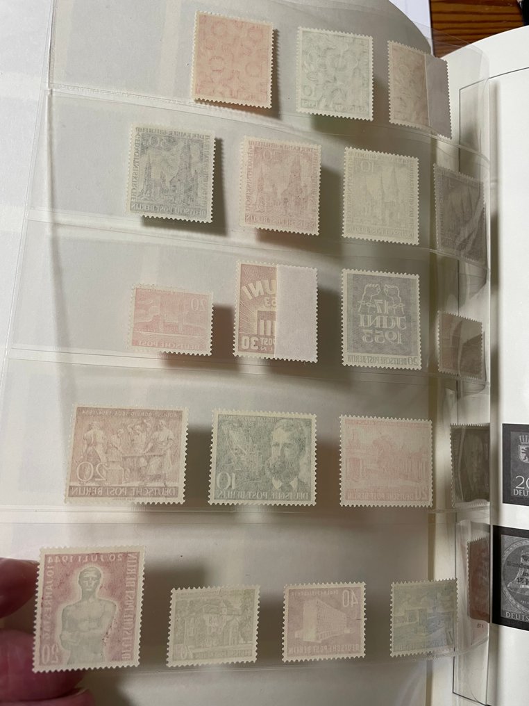 Berlin 1951/1990 - Samling i det vackra Sieger-albumet med alla bra märken! - Michel 74 - 879 #3.2