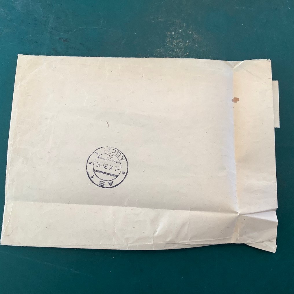 波希米亚和摩拉维亚 1938 - 卡尔斯巴德：1克朗邮资，我们可以免费印刷。 - Michel 37 #2.1