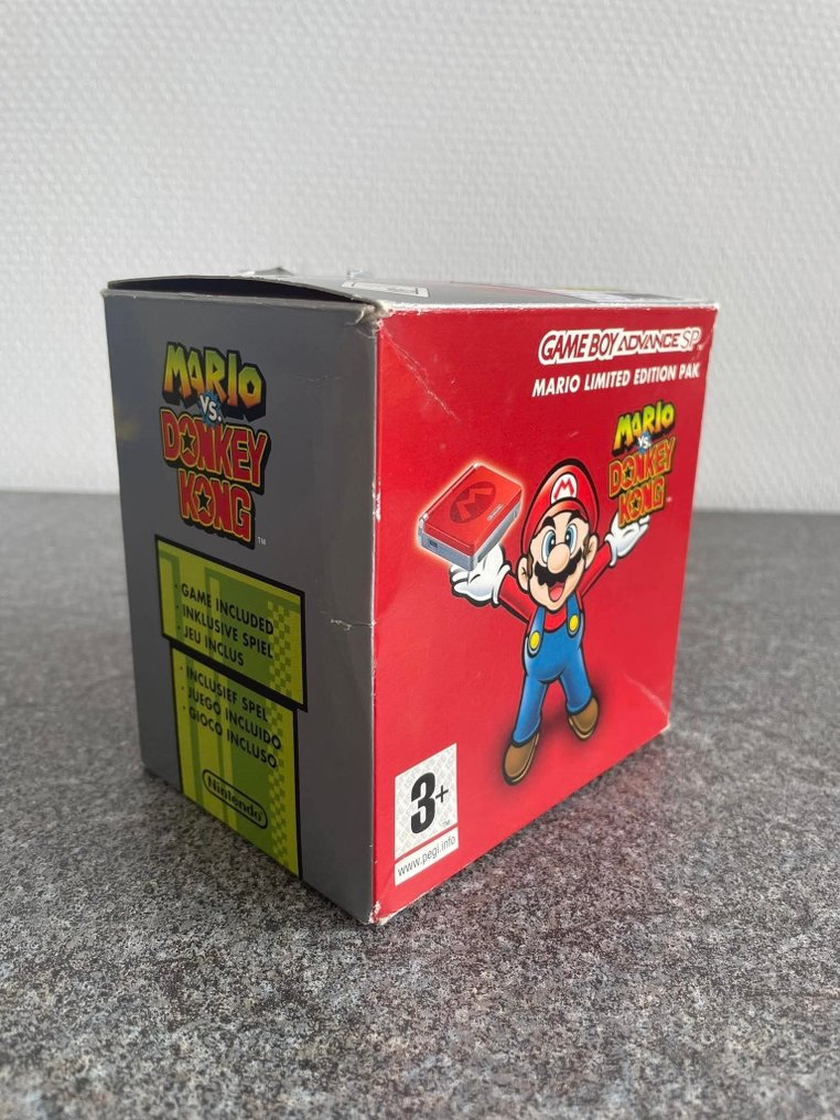 Nintendo - Gameboy Advance SP - Mario Limited Edition - Φορητή κονσόλα παιχνιδιών - Στην αρχική του συσκευασία #1.0