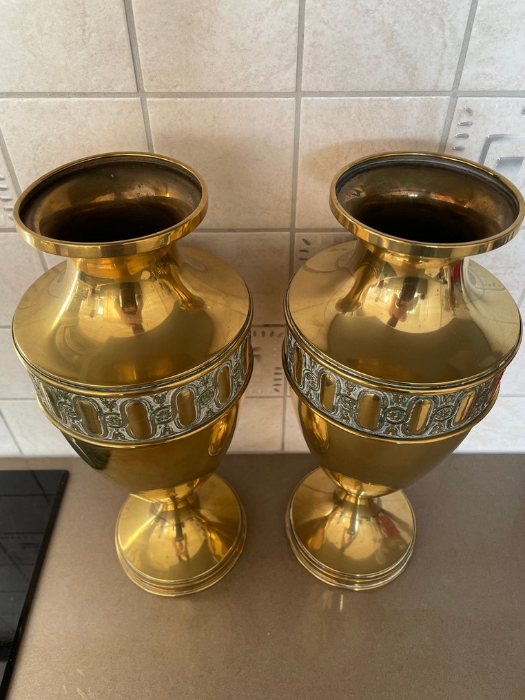 Jarra (2)  - Cobre - Motivo de dois vasos de cobre #1.0