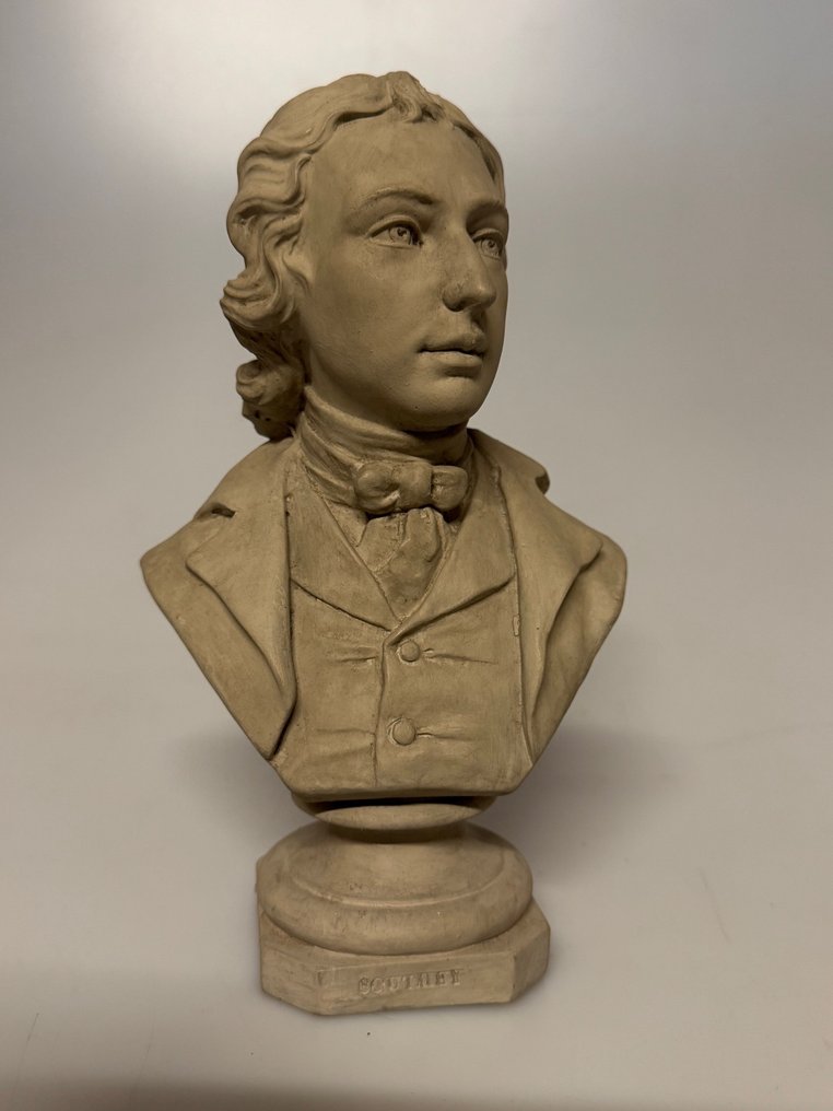 Busto, Southey - 21 cm - Cerâmica Parian - 1880 #1.0