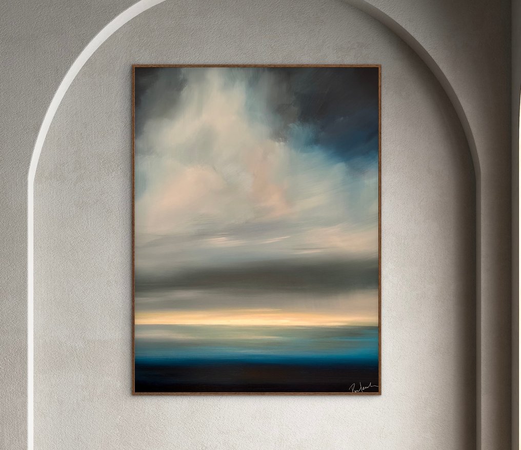 Anna Pavlenko (1984) - Meer Abstrakte Original Landschaft painting landscape - XL #1.0