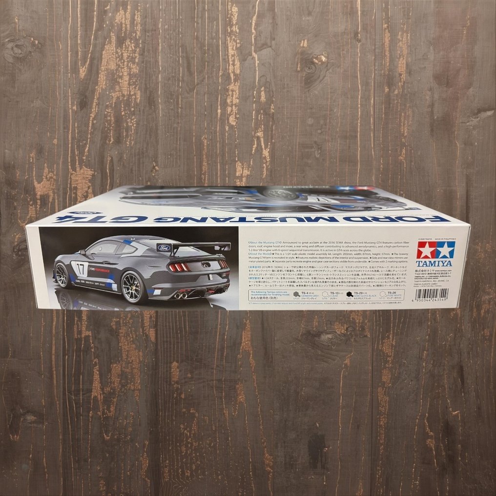 Tamiya - 玩具车 1/24 SCALE FORD MUSTANG GT4 – Full Display Model Kit by TAMIYA - 2010-2020年 - 日本 #4.3