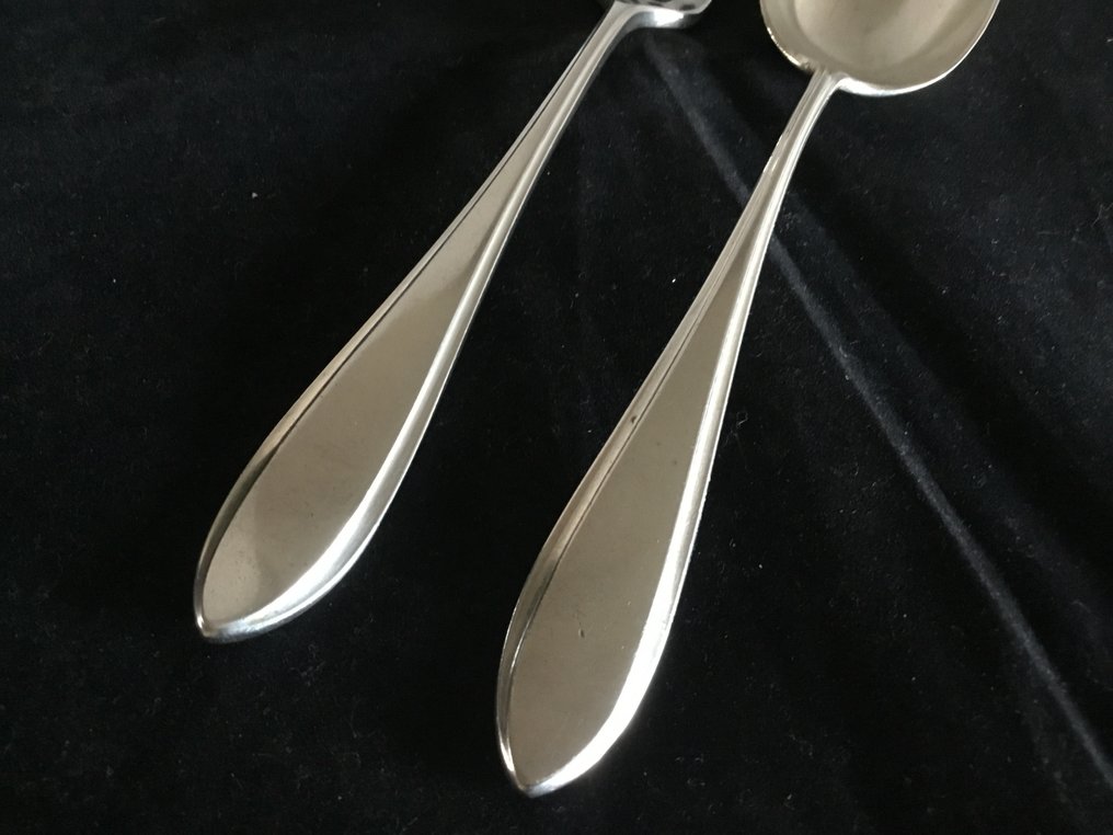 Set tacâmuri (2) - .835 argint - Vork și lepel din 1925 #3.2