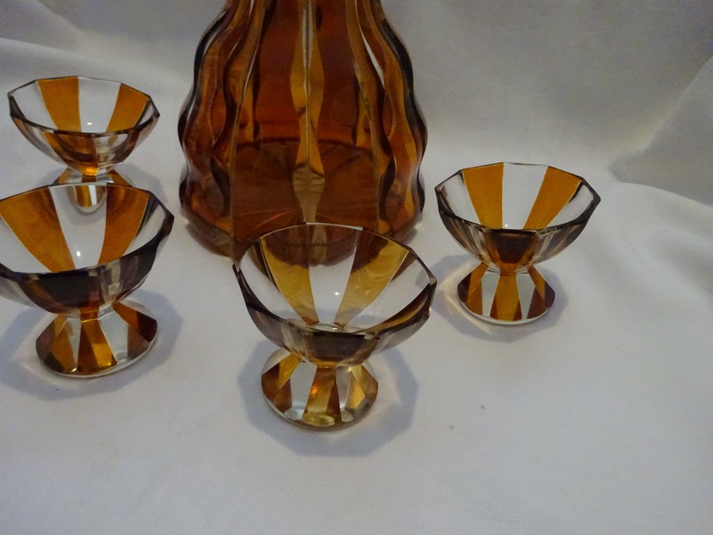 饮酒套装 - 玻璃 - ART DECO Erotik Motiv #3.2