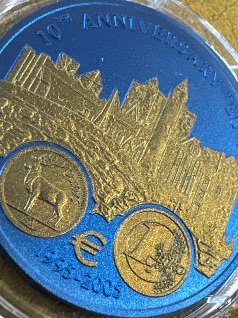 利比里亚. 5 Dollars 2005  - irland - Niob - 7,78g  (没有保留价) #1.0