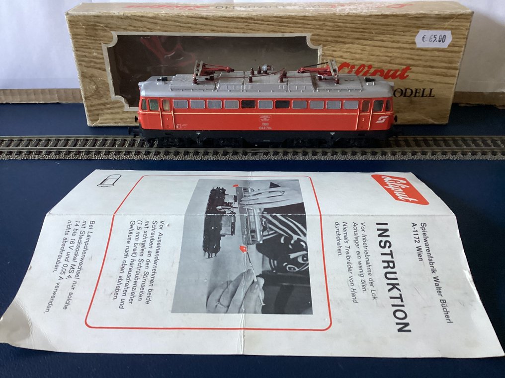 Liliput H0轨 - 11411 - 电力机车 (1) - Serie 1042 - ÖBB #1.0