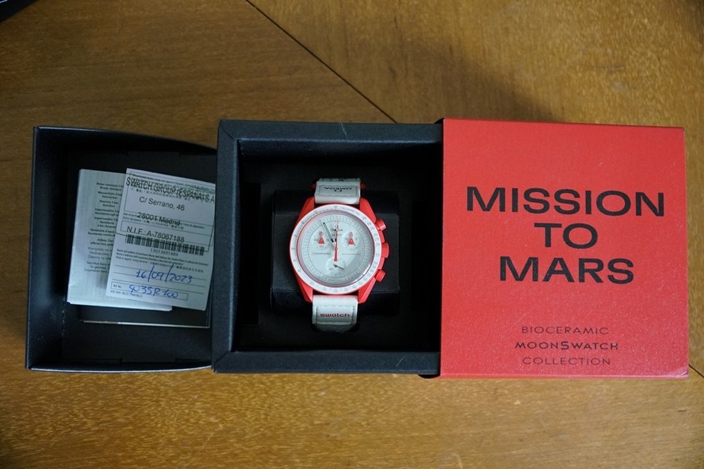 Omega - MoonSwatch - Mission to Mars - Ingen mindstepris - 503SR700 - Mænd - 2022 #1.0