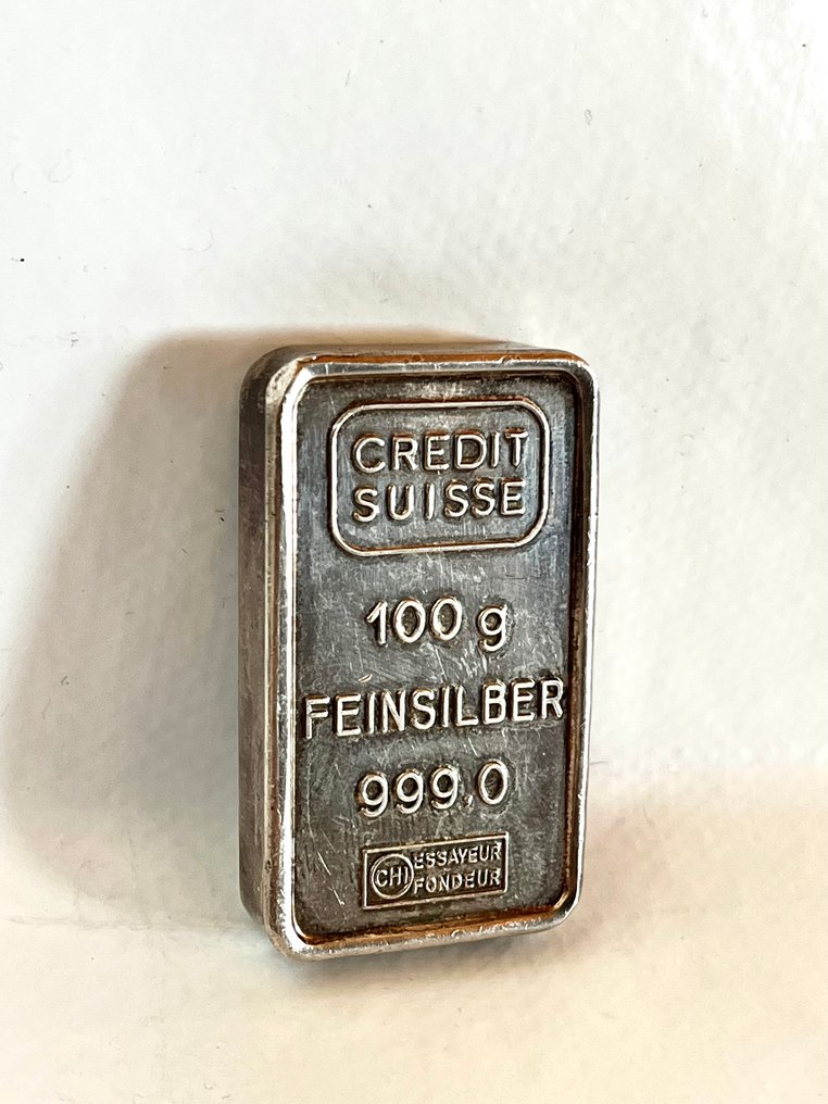100 grams - Silver .999 - Credit Suisse #4.3