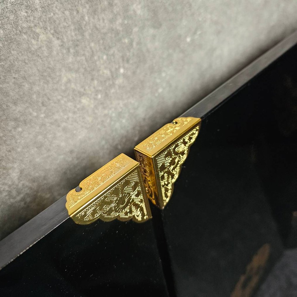 Αναδιπλούμενη οθόνη - Ξύλο, Επιχρυσωμένο ξύλο - Ιαπωνία  (χωρίς τιμή ασφαλείας) #4.3