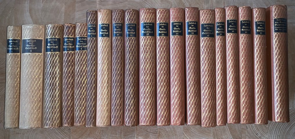 H.G.Gräf & M.Hecker - Jahrbuch der Goethe Gesellschaft Bd.1 - 21 Weimar - 1914-1936 #1.0