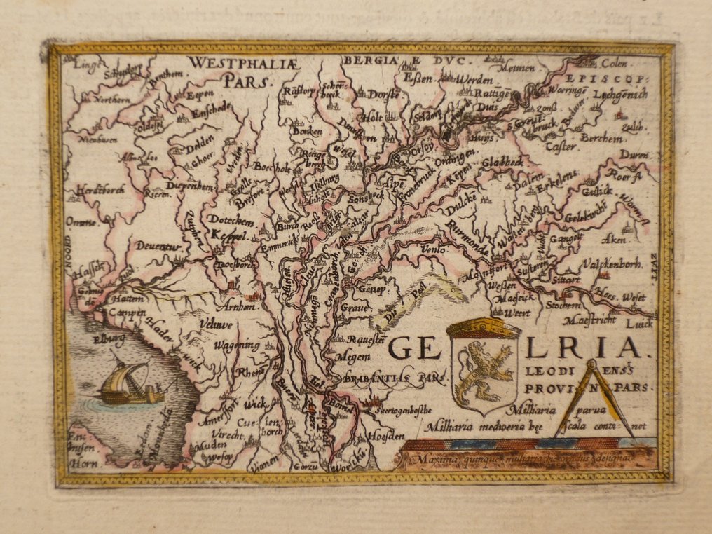 Ολλανδία - Gelderland; Abraham Ortelius - Geldria - 1651-1660 #1.0