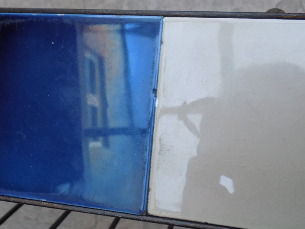 雜誌架 - 金屬, Faience - 设计复古杂志架 - 1960年代比利时的报纸桌 #3.2