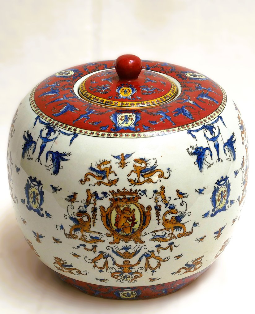 Jarra com tampa  - Porcelana #1.0