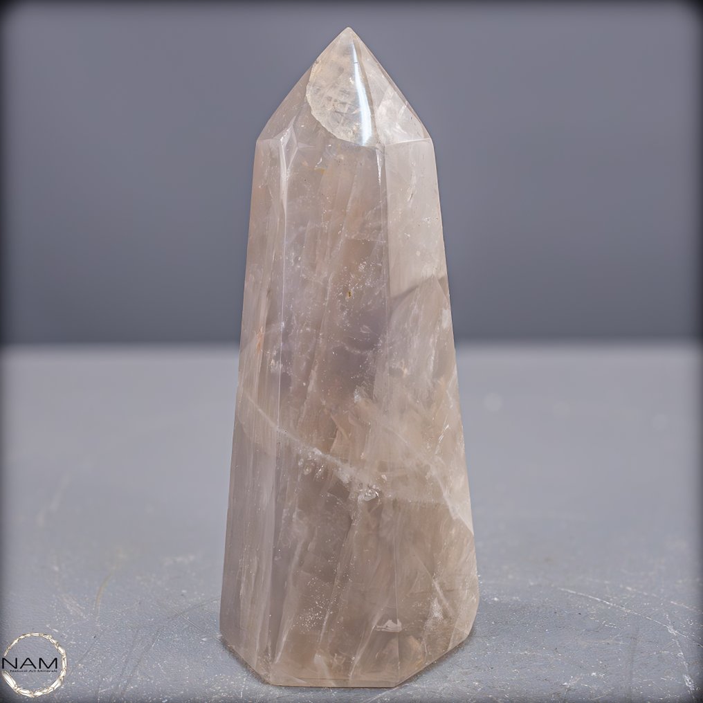 巴西天然烟水晶晶体方尖碑 强大且和谐的- 857.39 g #1.0