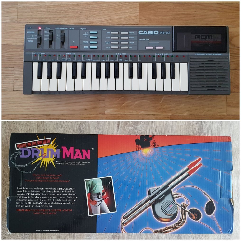 Casio - Casiotone PT-87 + Drum MAN TM Design in Mind - - Clavier électronique - Japon - 1987 (Sans prix de réserve) #1.0