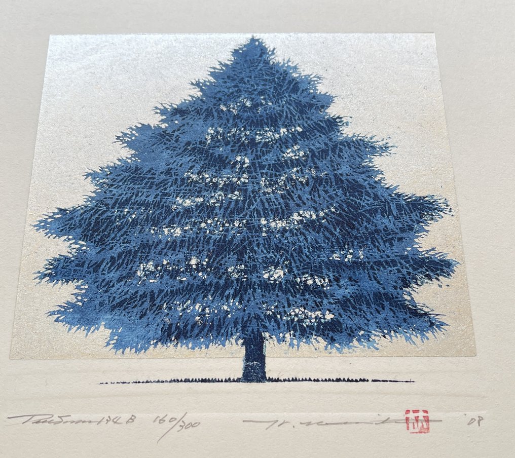 Tree scene 134B - Hajime Namiki 並木一 (b 1947) - Japón (Sin precio de reserva) #2.1