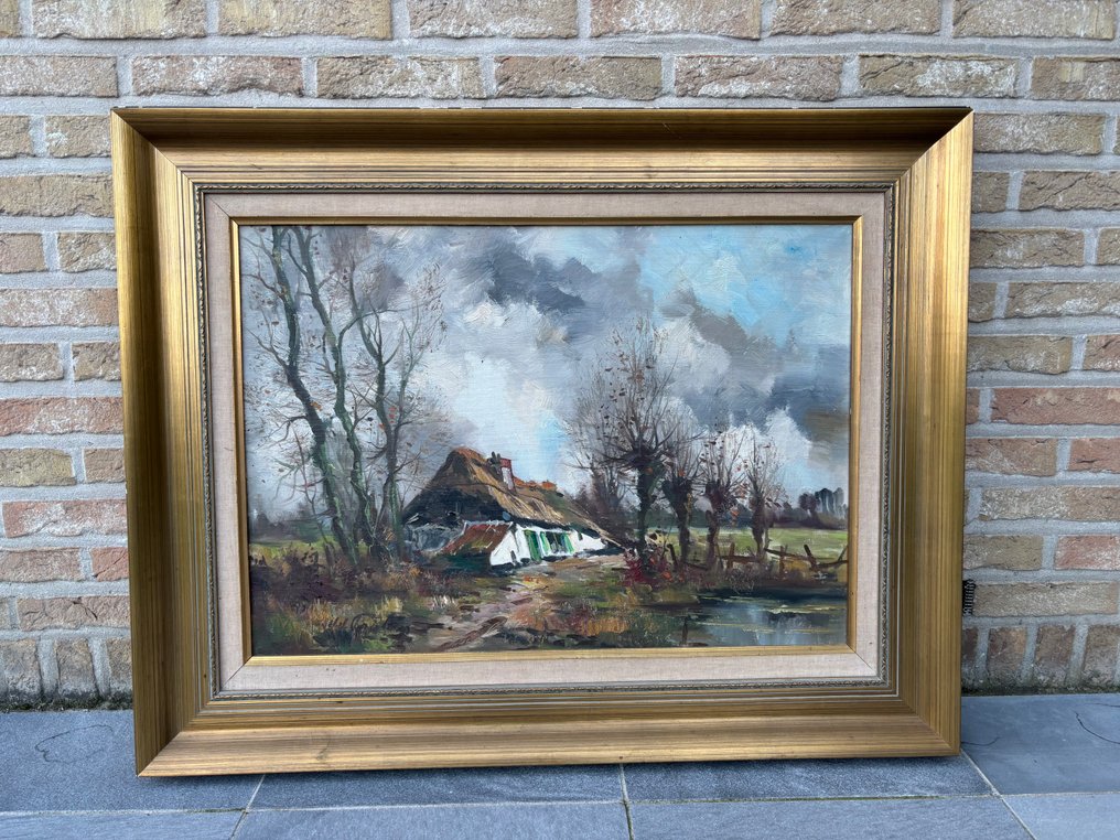 Jean-Jaques Foulon (1923-1980) - Landschap met hoeve #4.3
