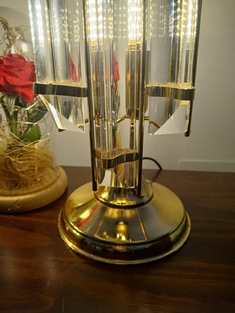 Lámpara de sobremesa (2) - Cristal, Metal #3.2