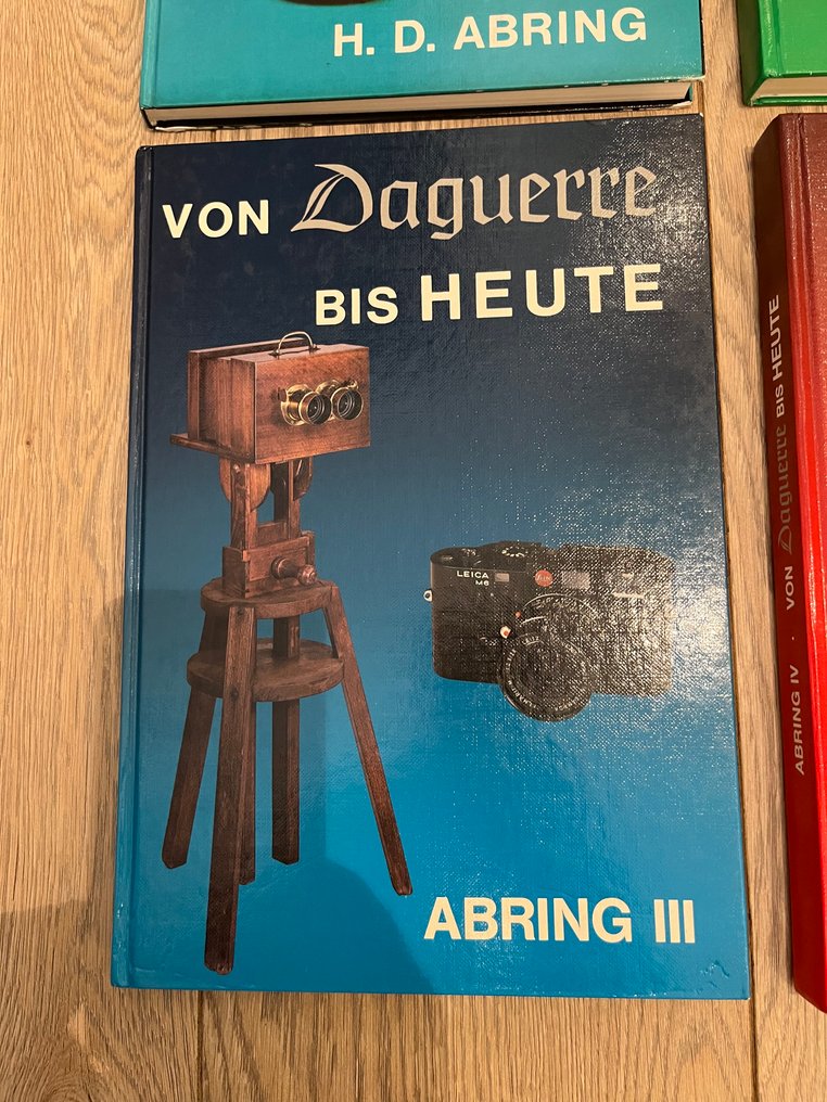 H. D. Abring - Von Daguerre bis Heute deel 1,2,3 en 4 compleet - 1987-1997 #3.2