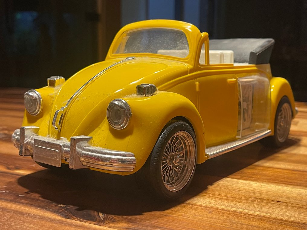 Contract Design - Seltener Vw käfer 1:8 vintage Cabrio radio wecker uhr möbel deko Radio #4.3