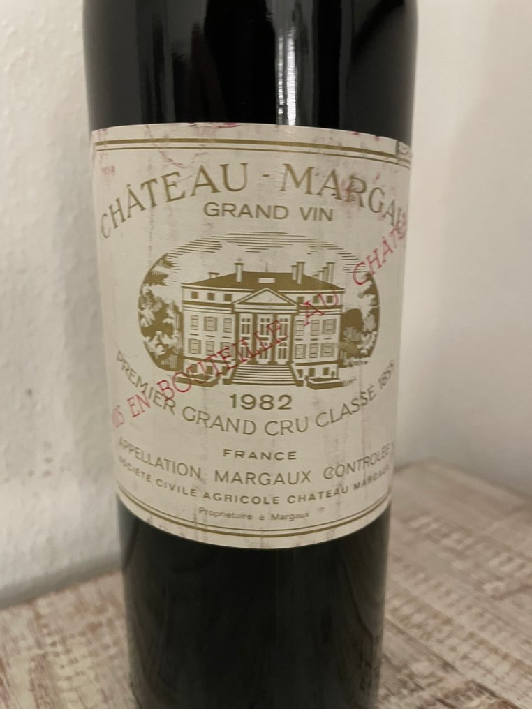 1982 Chateau Margaux - Margaux 1er Grand Cru Classé - 1 Botella (0,75 L) #1.0