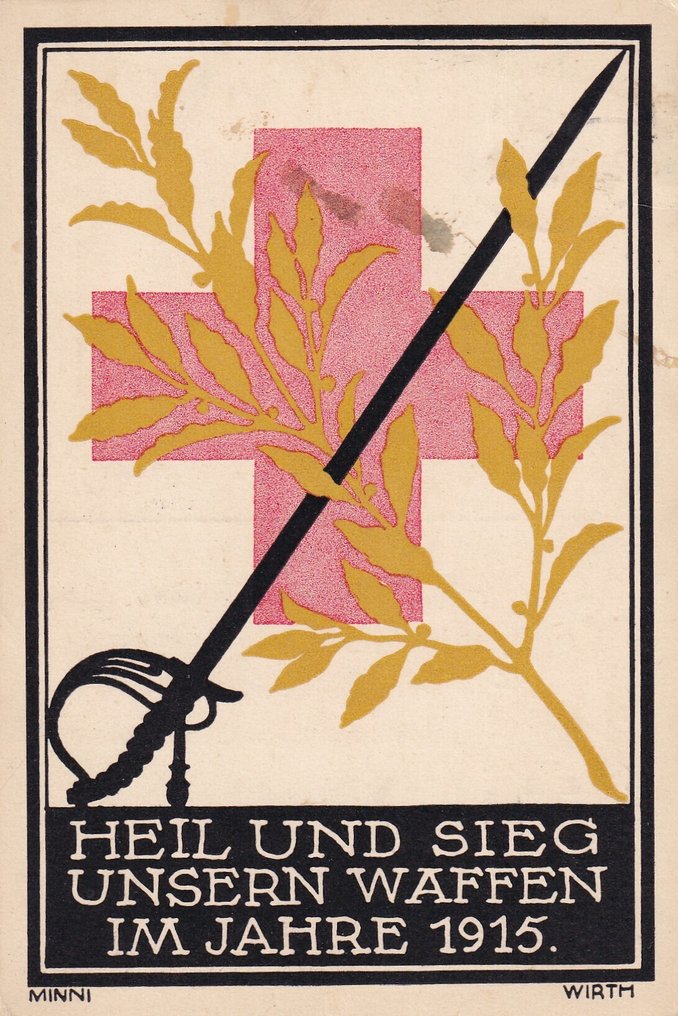 Prinzessin Hortense von Thurn und Taxis - Handschriftliche Ansichtskarte mit Unterschrift - 1915 #1.0