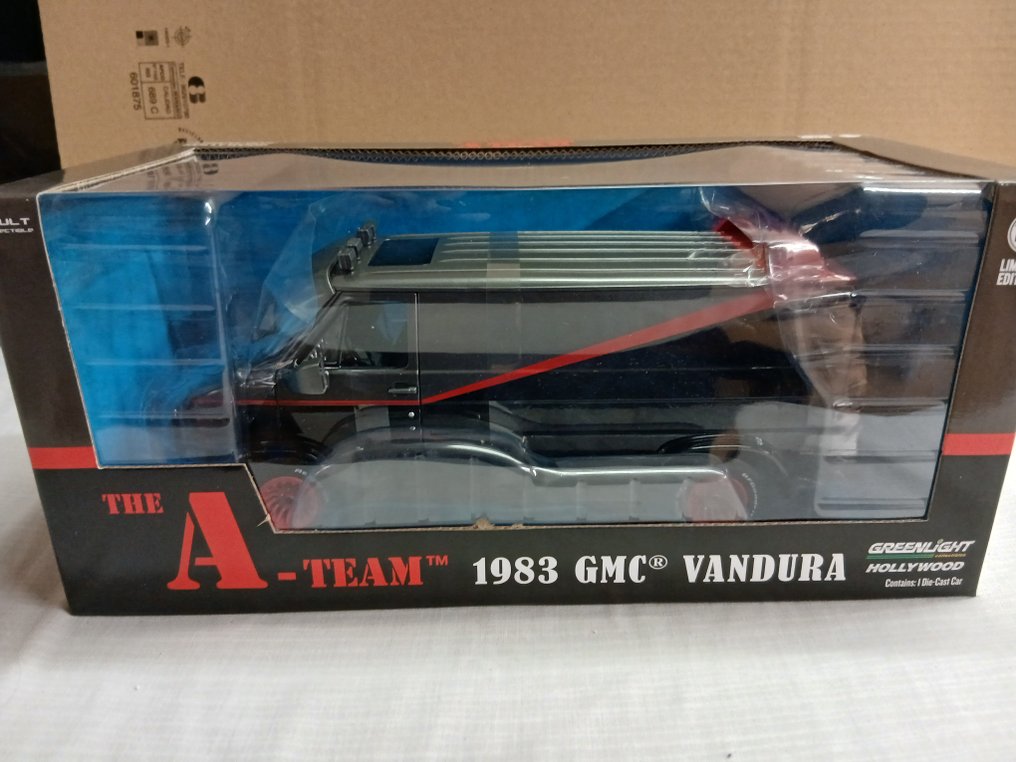 Greenlight 1:18 - Van-Modell - 1983 GMC Vandura - Vollkasko-Agentur #1.0