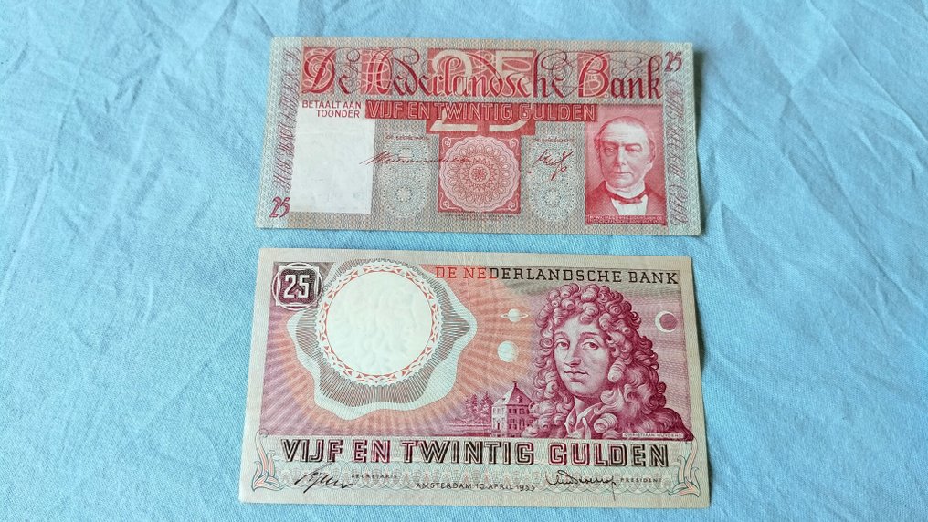 Ολλανδία. - 2 x 25 Gulden - 1939/1955  (χωρίς τιμή ασφαλείας) #1.0