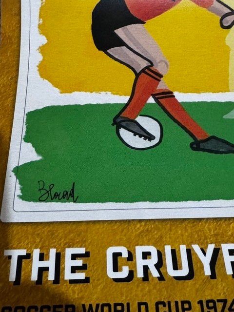 Ernst Blaad - The Cruyff Turn- Ernst Blaad - Direct from the artist - Década de 2020 #1.0