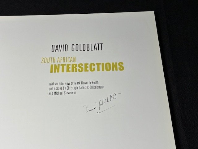 SIGNED; David Goldblatt - Intersections (MINT CONDITION) - 2005 #2.1