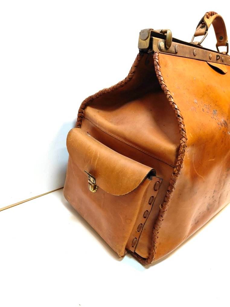 Other brand - Borsone da viaggio - per il weekend - in cuoio e vedi esistente - Sac de marin #1.0