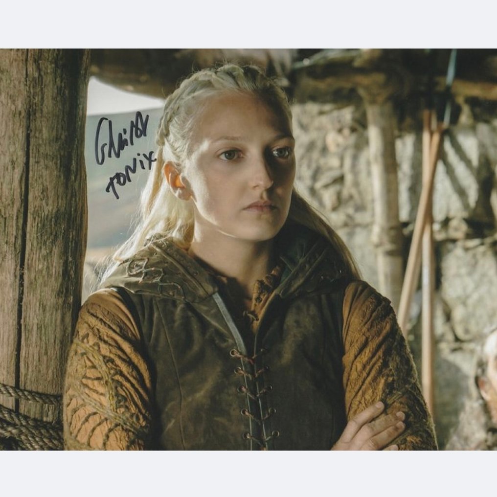 Vikings - Signed by Georgia Hirst (Torvi) #1.0