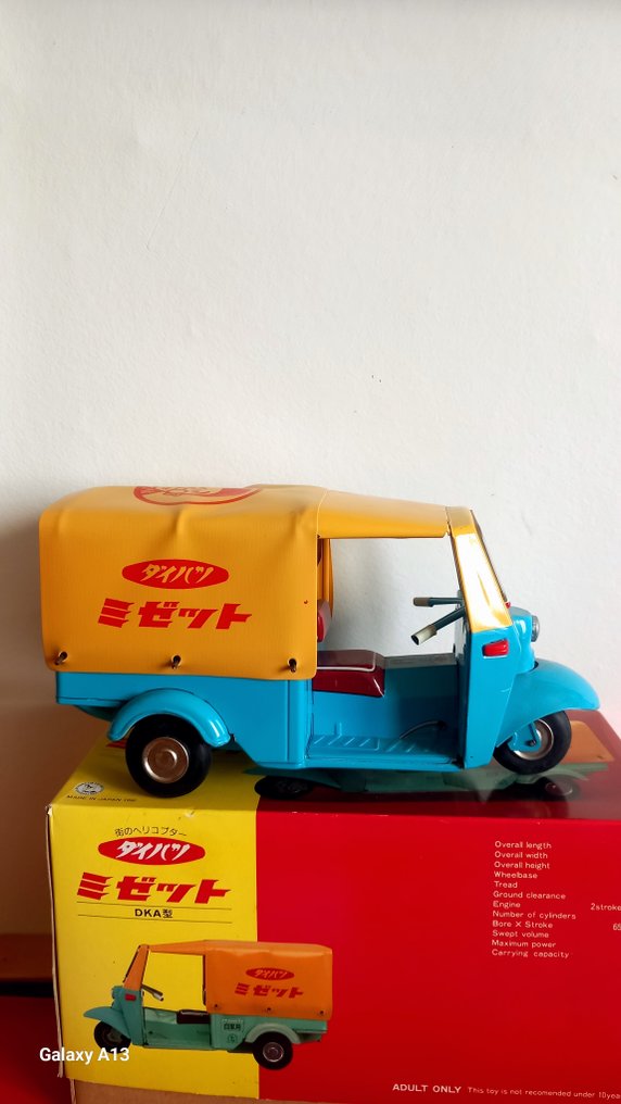Osaka Tin Toys - Blik legetøjsbiler - Midget DKA - Japan #1.0