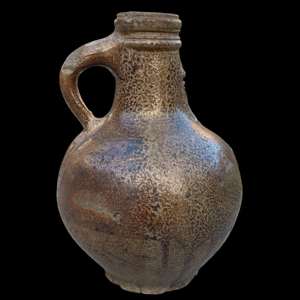Frechen (Germania) Gres Brocca da barba (fatta) - brocca in terracotta bellarmine (intatta) #4.3