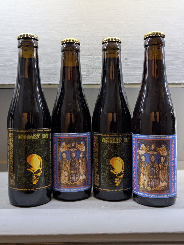 Struise Brouwers - 2018 Τέχνη των ζητιάνων - 2019 Sint Amatus Reserva - 33cl -  4 μπουκαλιών  #1.0