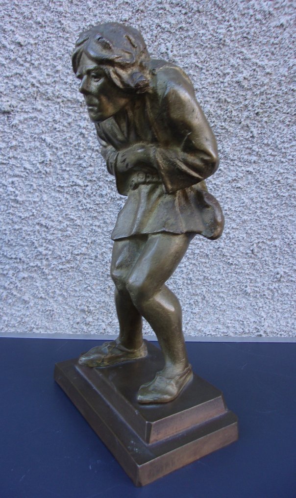Notre-dame de Paris - Statuie, QUASIMODO - 25 cm - Bronz #4.3