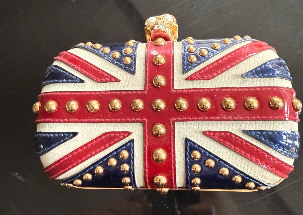 Alexander McQueen - Skull Union Jack Box Clutch - Pochette #1.0