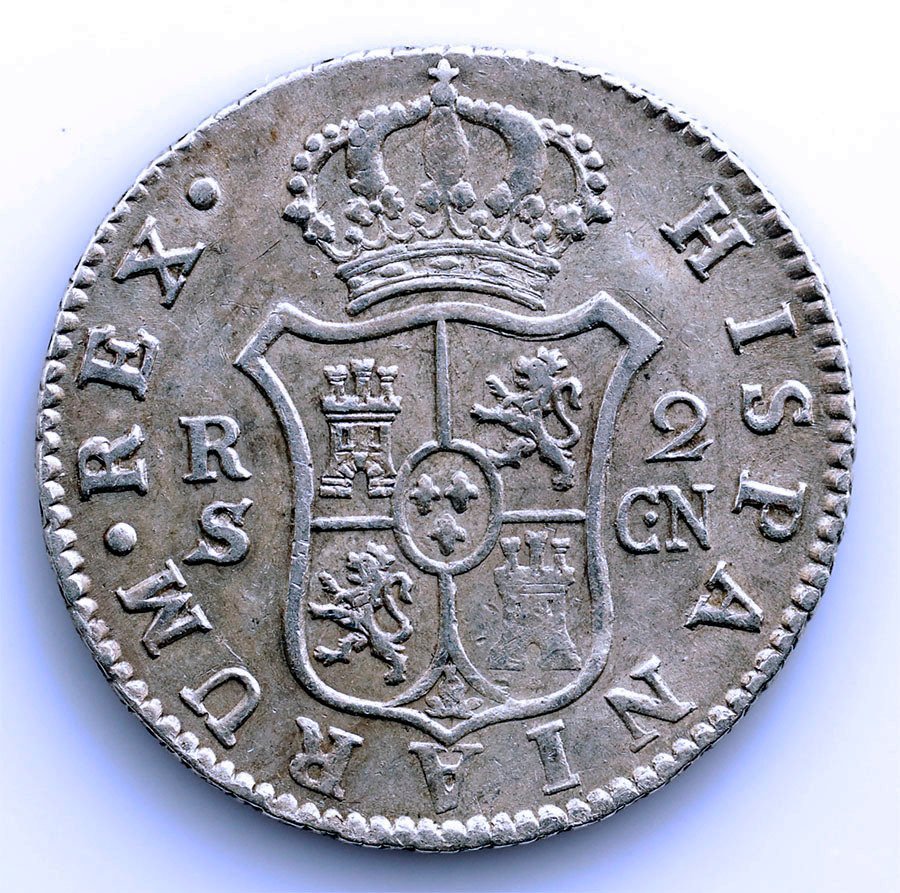 Spagna. Carlo IV. 2 Reales 1803 CN Sevilla - Brillo original #1.0