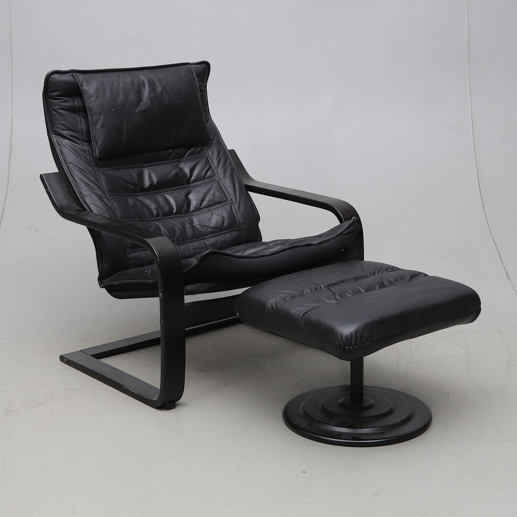 ChairWorks - 扶手椅子 (2) - Chairworks休闲椅配脚凳 - 皮革, 木, 金属 #1.0